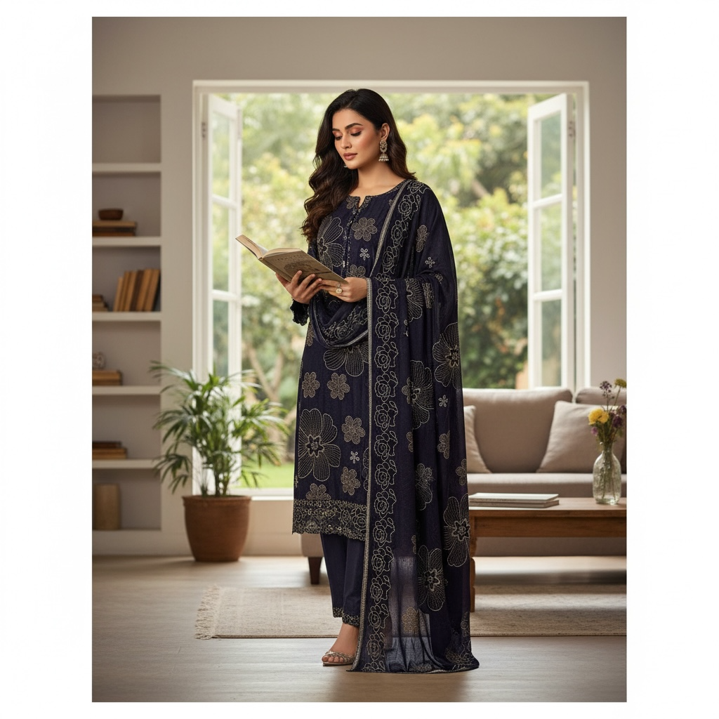 💎 The RN-400 by Range Anabiya 💎 | A Vision in Sapphire Blue with Delicate Handwork | Worldwide Delivery